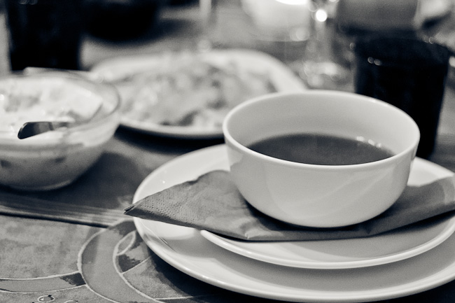 Polish Christmas Eve - mushroom soup