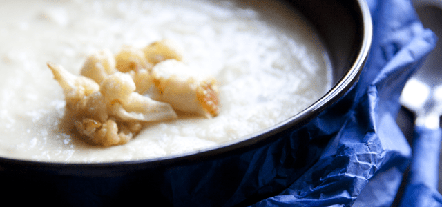 Creamy cauliflower soup