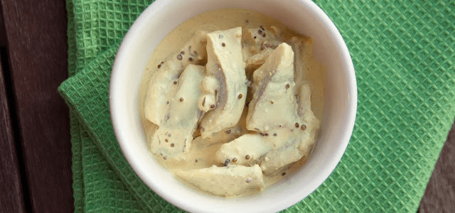 Herrings in mustard&nbsp;sauce