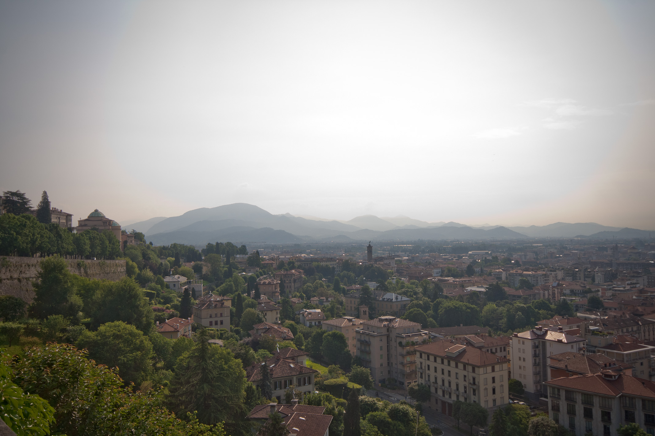 The view from Cita Alta, Bergamo