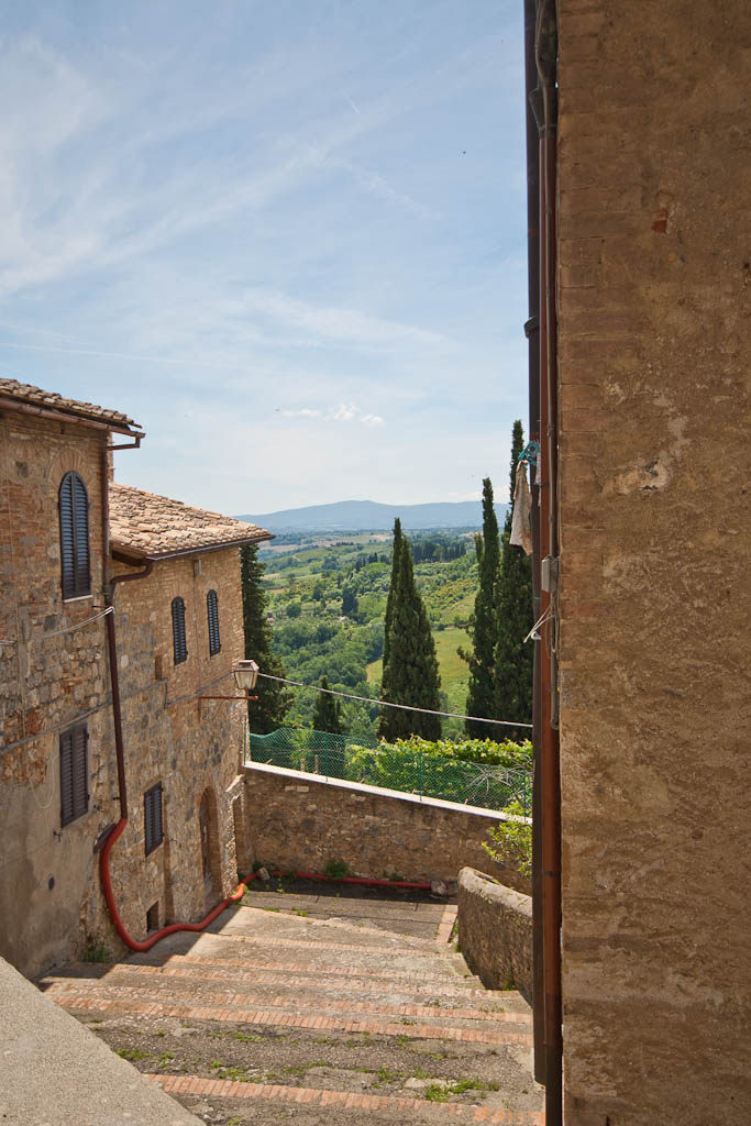 Tuscan town view
