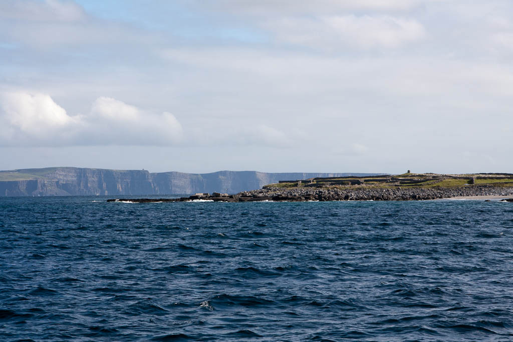 Cliffs of Moher from Inisheer (Arran Islands)