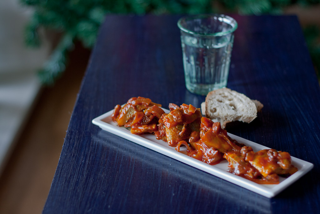 christmasy pickled herring