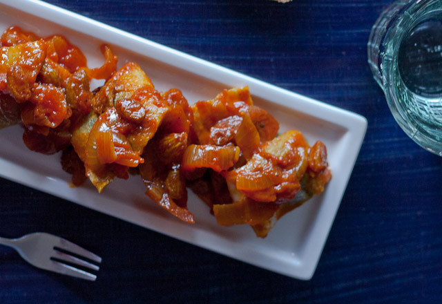 Christmassy pickled herring