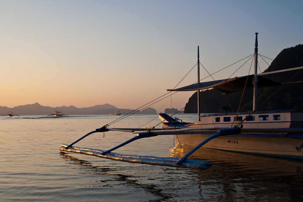 el nido sunset boat