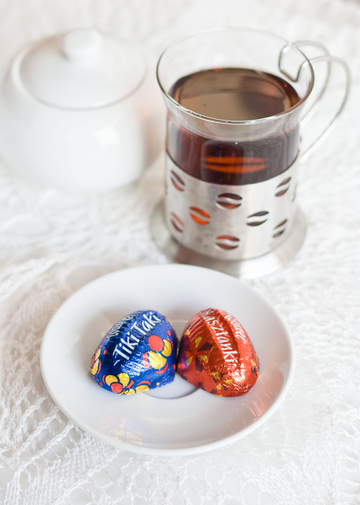 Polish sweets - Kasztanki and Tiki Taki