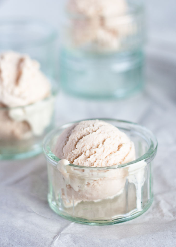 rhubarb and orange ice cream