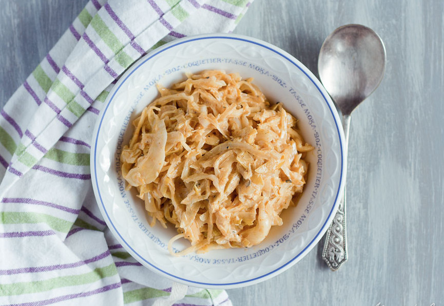 Leek and white cabbage with coconut milk and the ugly word&nbsp;diet