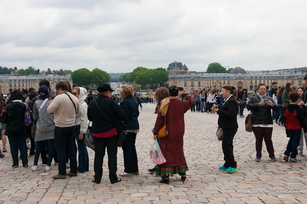 Versaille - the queue