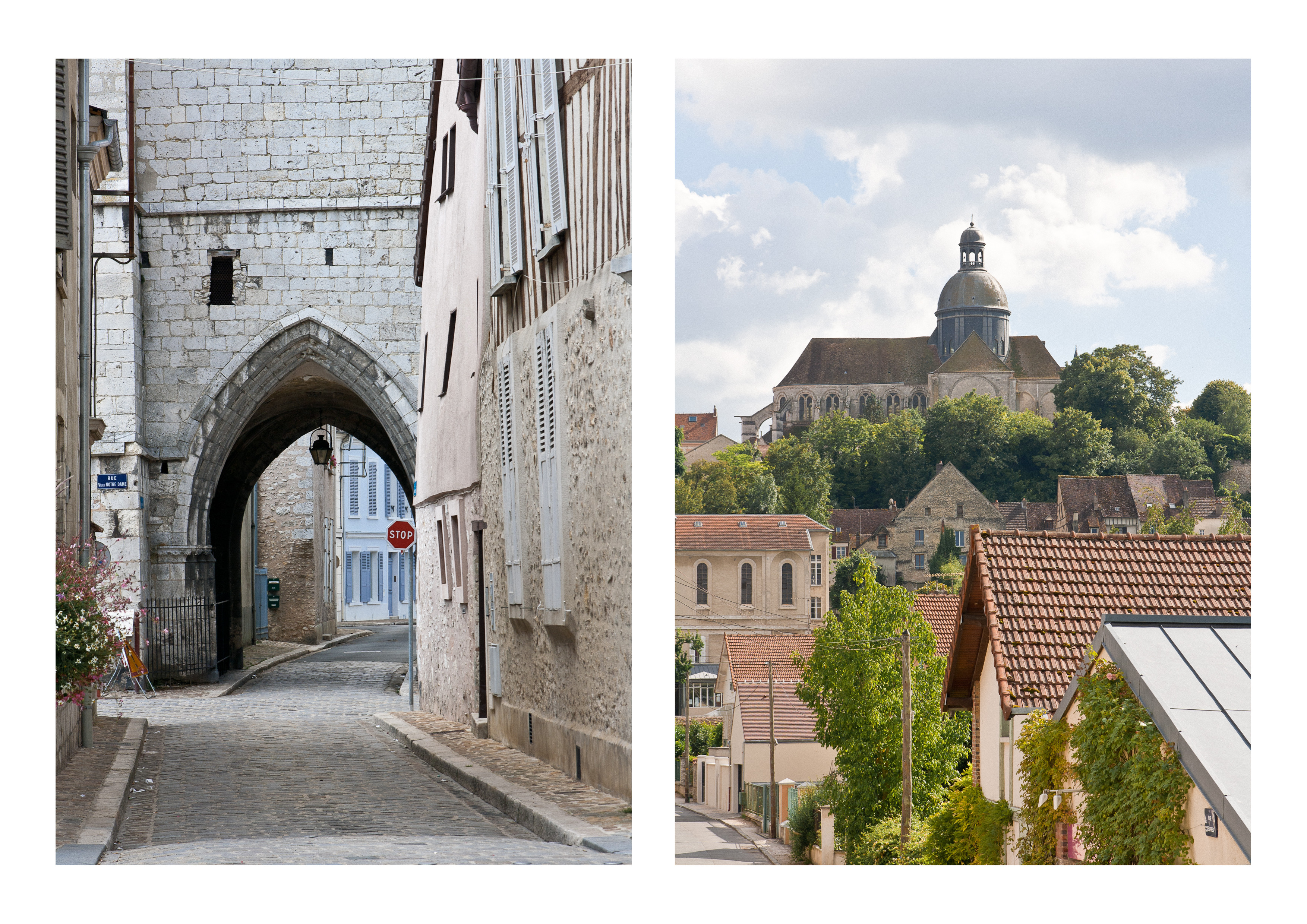 Provins view over town