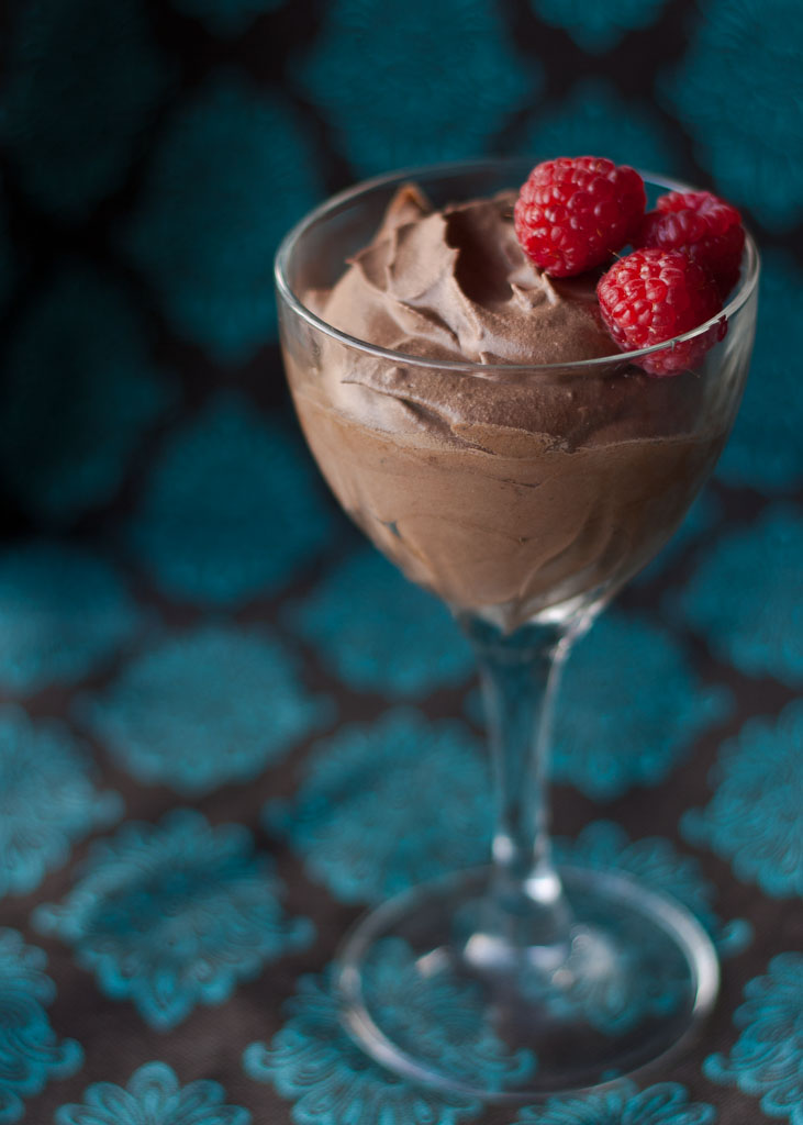 Cardamom and coffee chocolate mousse