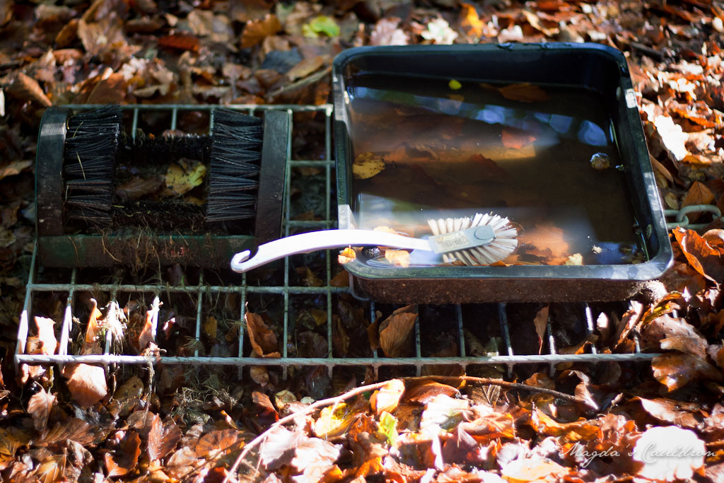 Shoes Cleaning Stand