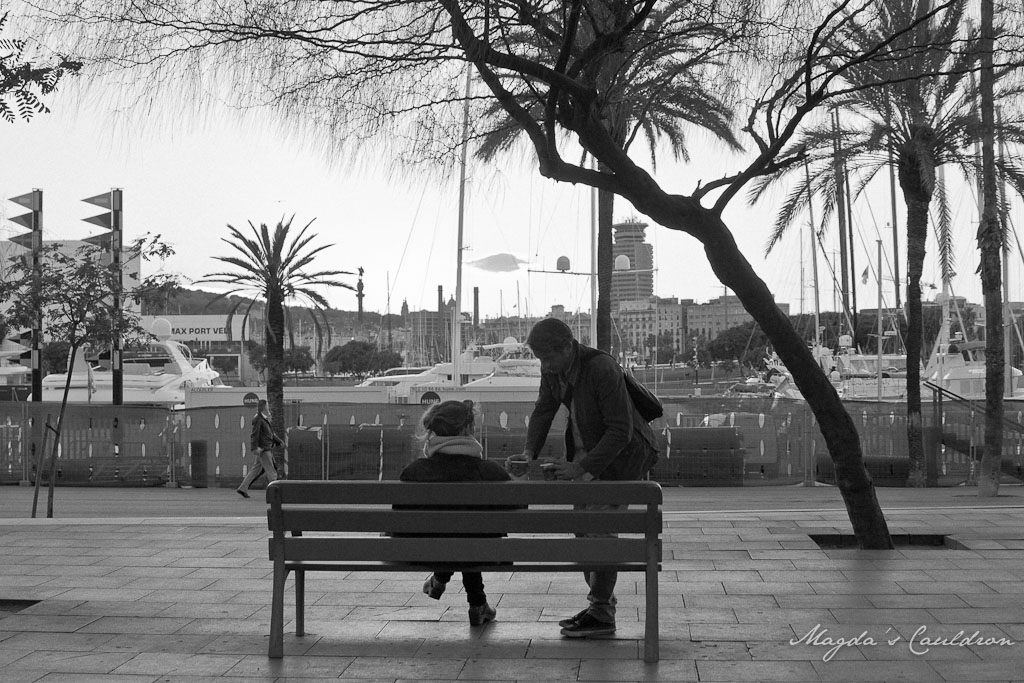 couple in Barcelona