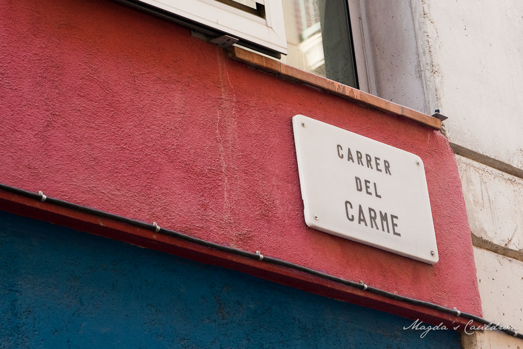 street name in Barcelona