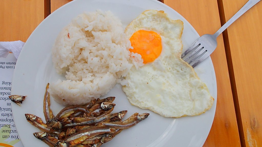 Filipino breakfast - sardines
