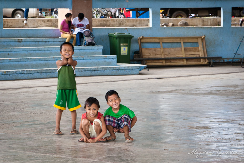 Boys smiling, Puerto Princesa