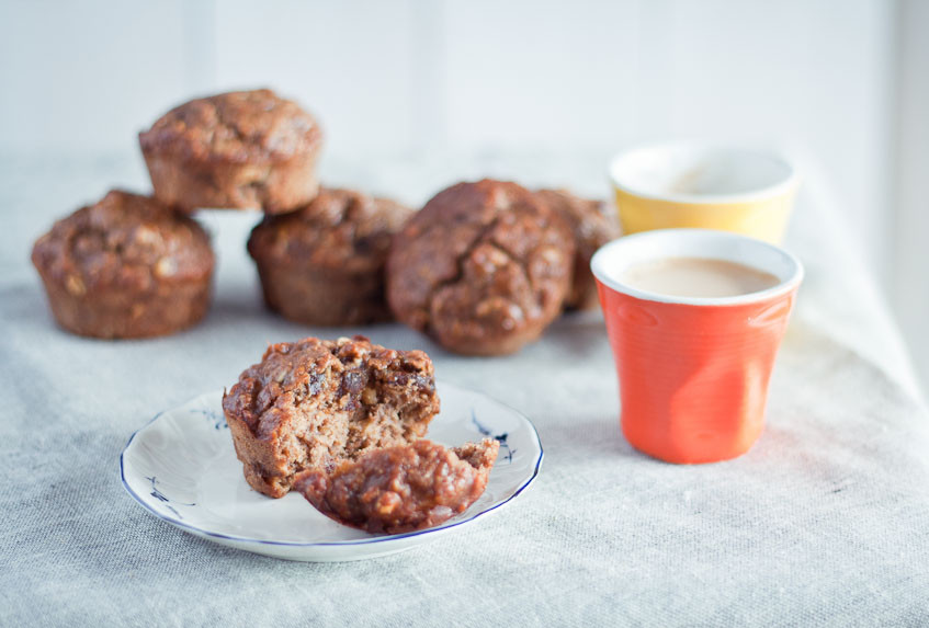 Peanut butter and banana&nbsp;muffins