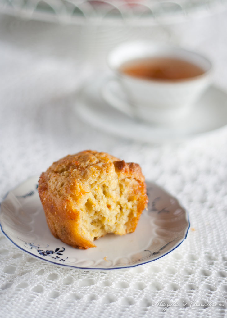 blood orange muffins