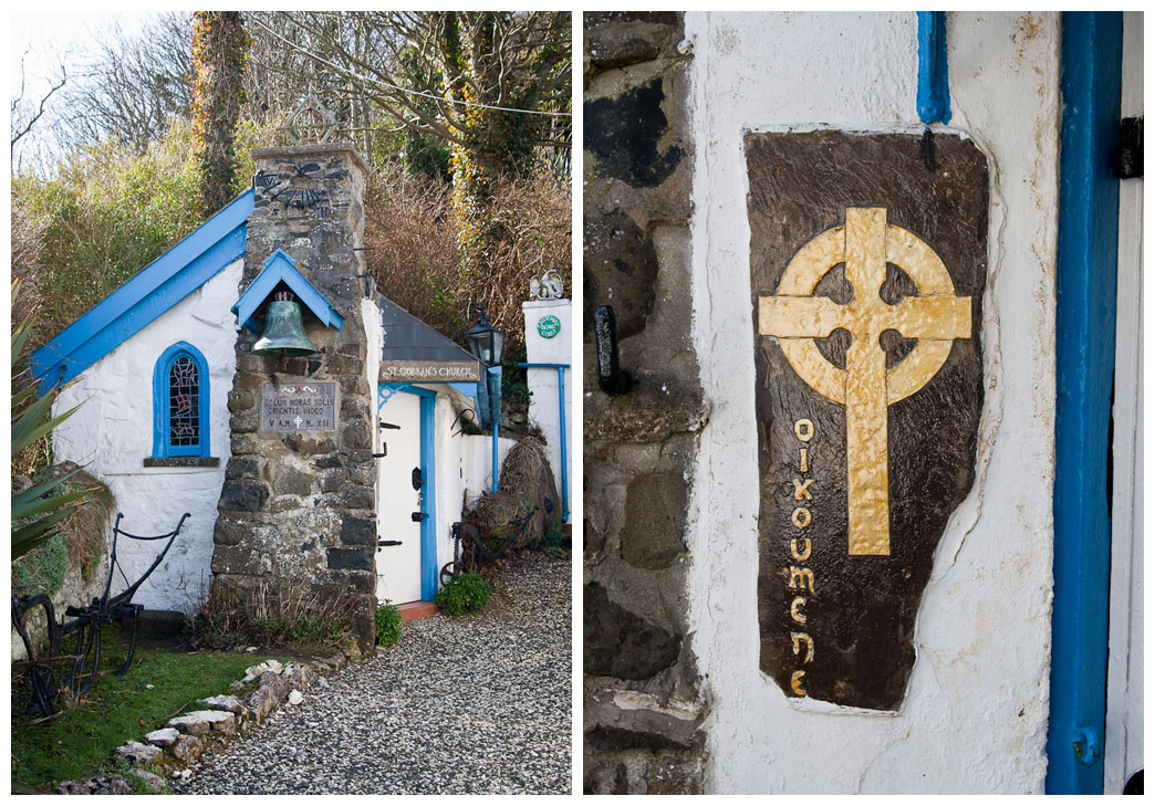 Saint Gobban's Church, Portbradden, smallest church in Ireland
