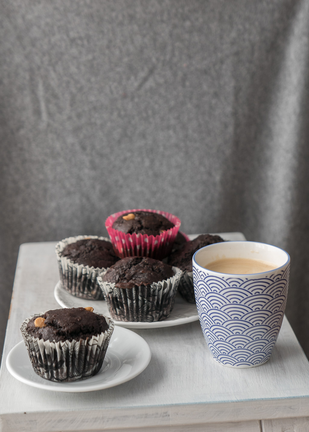 Healthy chocolate muffins