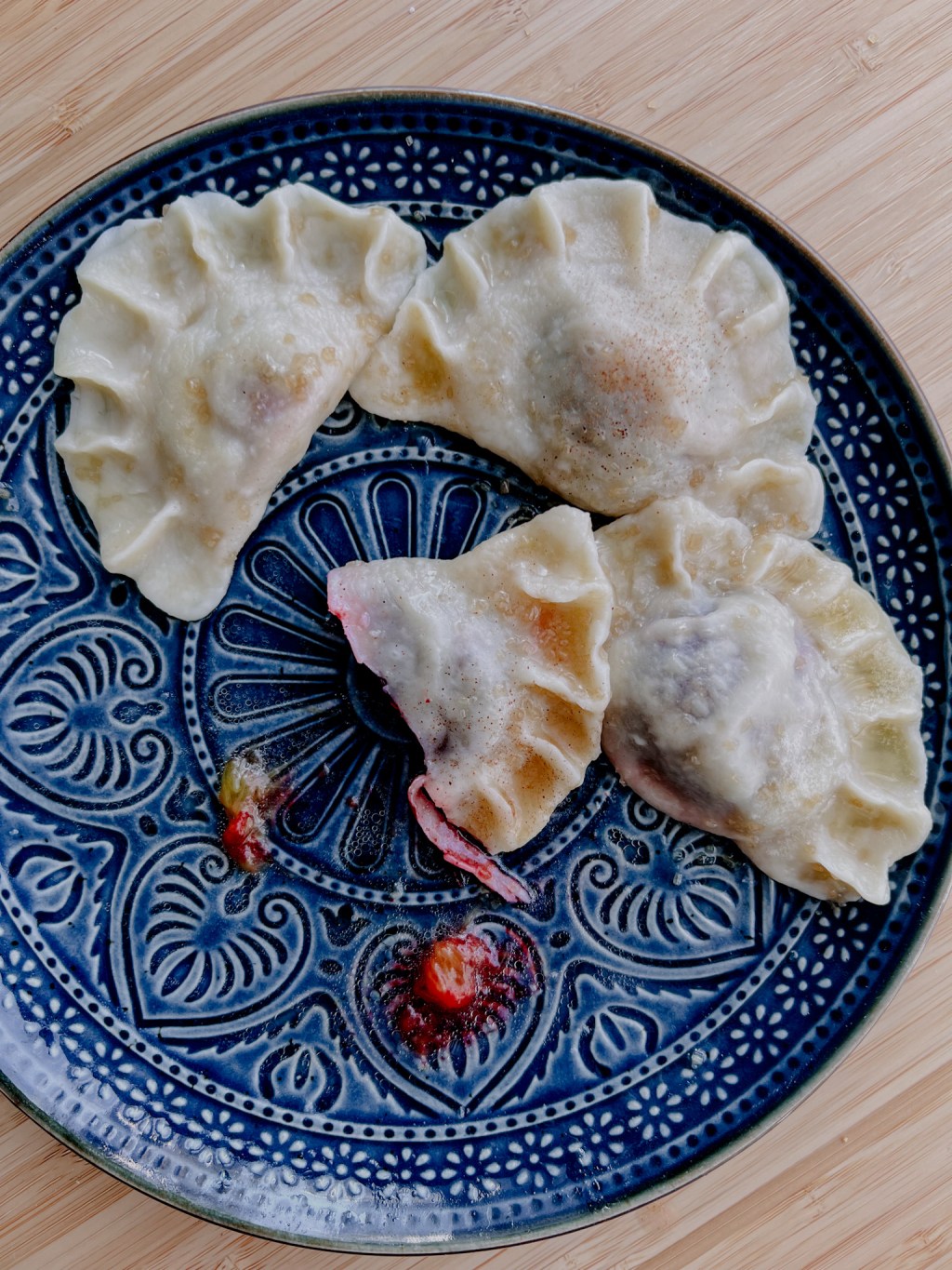 Sweet Polish plum pierogi: a simple and tasty sweet treat