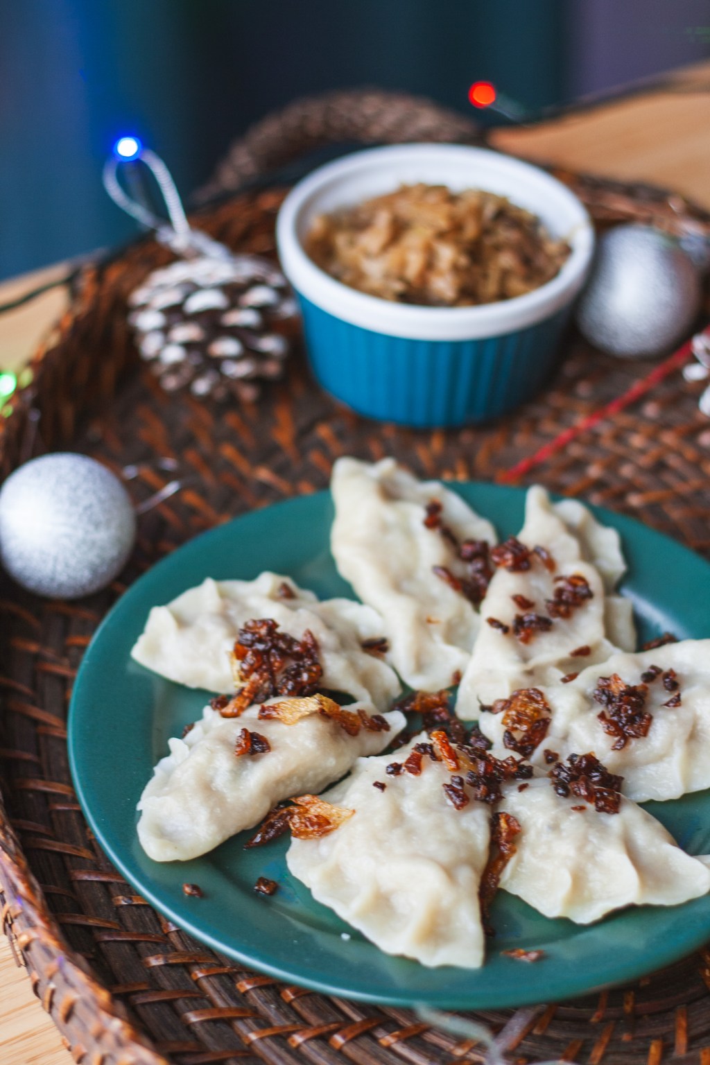 Pierogi with sauerkraut and&nbsp;mushroom
